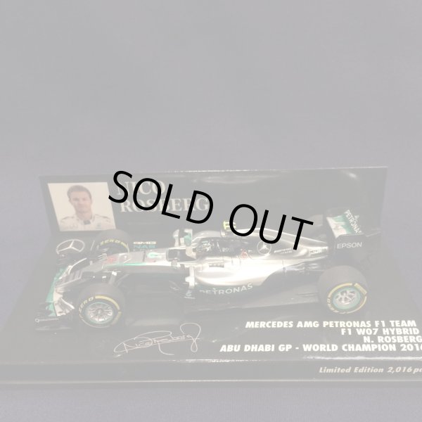 画像1: セカンドハンド品●PMA1/43 MERCEDES AMG PETRONAS W07 WORLD CHAMPION 2016 ABU DHABI GP (N.ロズベルグ）#6