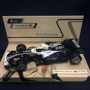 画像: セカンドハンド品●PMA 1/43 WILLIAMS TOYOTA SHOWCAR 2008 チーム別注 (N.ロズベルグ）