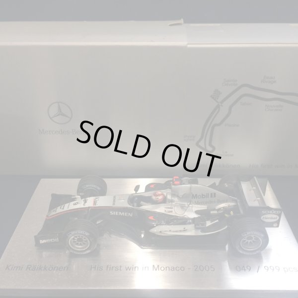画像1: セカンドハンドミニカー●MERCEDES別注●PMA1/43 McLAREN MERCEDES MP4-20 WINNER MONACO GP 2005 (K.ライコネン）