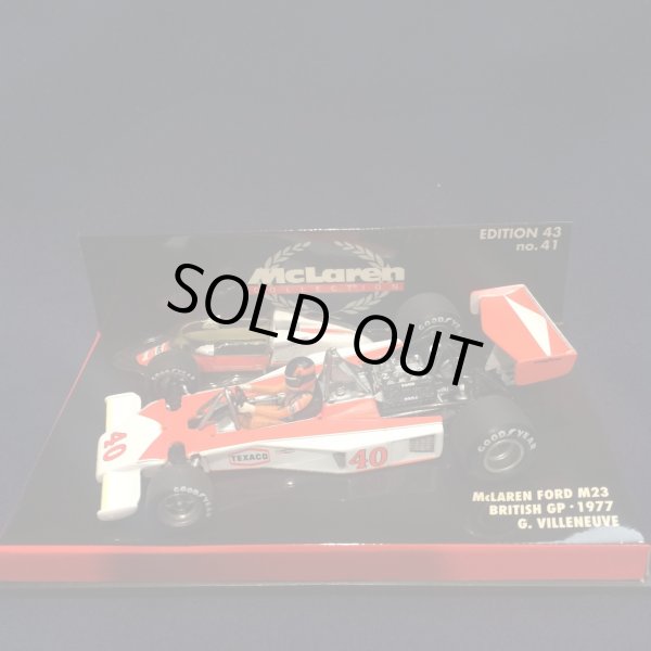 画像1: セカンドハンド品●PMA1/43 McLAREN FORD M23 BRITISH GP 1977 (G.ビルヌーブ）#40