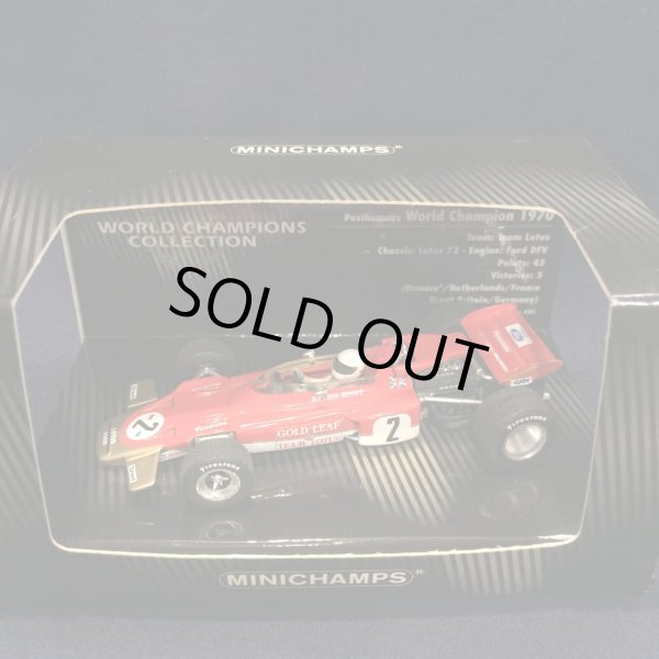 画像1: セカンドハンド品●WORLD CHAMPIONパッケージ●PMA1/43 LOTUS 72 (J.リント）1970 #2