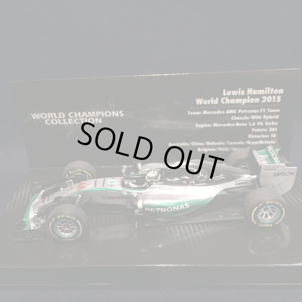 画像1: セカンドハンド品●WORLD CHAMPIONパッケージ●PMA1/43 MERCEDES-AMG PETRONAS W06  (L.ハミルトン）2015 #44