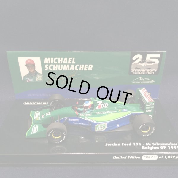 画像1: セカンドハンド品●25 ANNIVERSARY COLLECTION●PMA1/43 JORDAN FORD 191 BELGIAN GP 1991（M.シューマッハ）#32