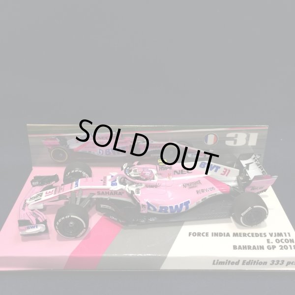 画像1: セカンドハンド品●PMA1/43 FORCE INDIA MERCEDES VJN11 BAHRAIN GP 2018 (E.オコン）#31