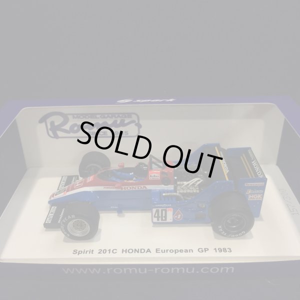 画像1: セカンドハンド品●ROMU別注●SPARK1/43 SPIRIT HONDA EUROPEAN GP 1983 (S.ヨハンソン）#40