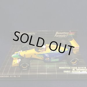 画像: セカンドハンド品●PMA1/43 BENETTON FORD B191B EARLY SEASON 1992 (M.BRUNDLE）#20
