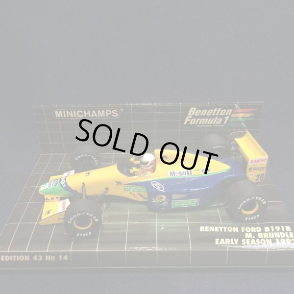 画像1: セカンドハンド品●PMA1/43 BENETTON FORD B191B EARLY SEASON 1992 (M.BRUNDLE）#20