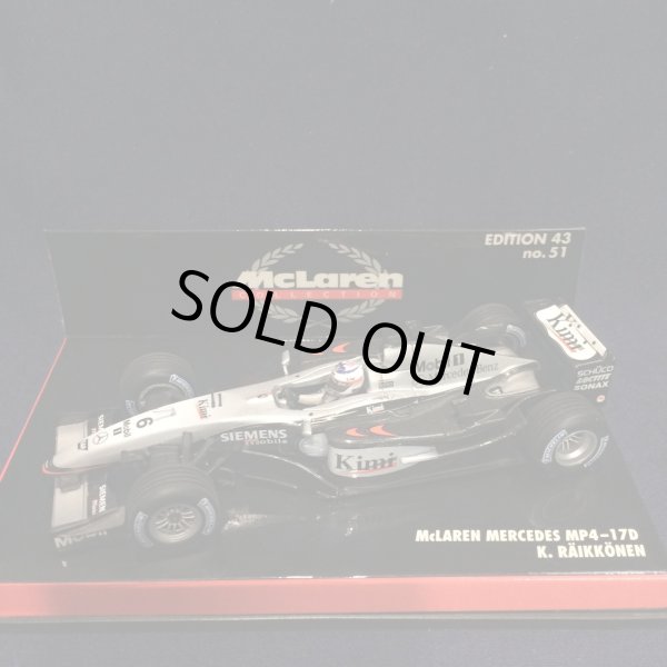 画像1: セカンドハンド品●PMA1/43 McLAREN MERCEDES MP4-17D (K.ライコネン）#6