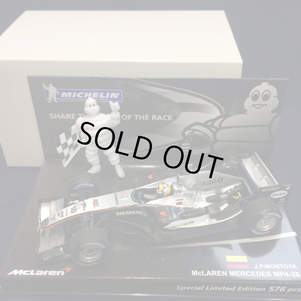 画像1: セカンドハンド品●ミシュラン別注●PMA1/43 McLAREN MERCEDES MP4-20 （J.P.モントーヤ）#10