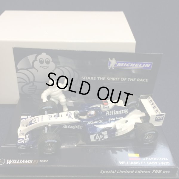画像1: セカンドハンド品●ミシュラン別注●PMA1/43 WILLIAMS BMW FW26 (J.P.モントーヤ）#3