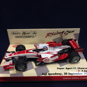 画像: セカンドハンド品●RISING SUN●PMA1/43 SUPER AGURI SHOWCAR 2007 FUJI SPEEDWAY (佐藤琢磨）#22