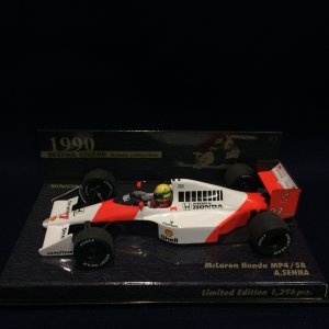 画像: セカンドハンド品●PMA1/43 鈴鹿レジェンド McLAREN HONDA MP4/5B (A.セナ）#27