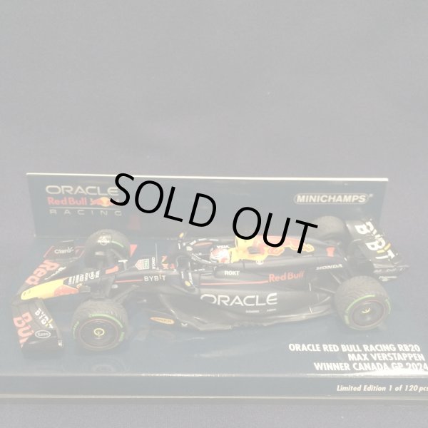 画像1: 新品正規入荷品●PMA1/43 ORACLE RED BULL RB20 WINNER CANADA GP 2024 (M.フェルスタッペン）#1