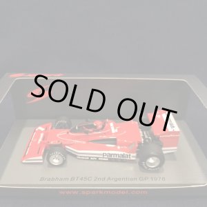 画像: セカンドハンド品●SPARK1/43 BRABHAM BT45C 2nd ARGENTIAN GP 1978 (N.ラウダ）