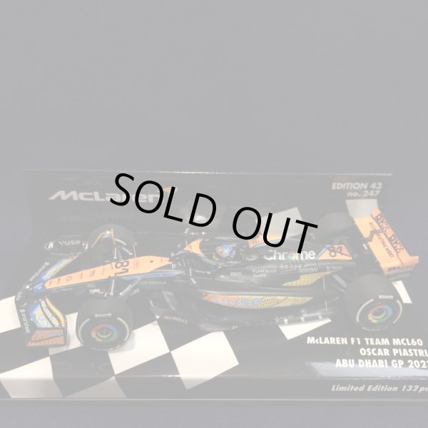 画像1: 新品正規入荷品●PMA1/43 McLAREN MCL60 ABU DHABI GP 2023 (O.ピアストリ）#81