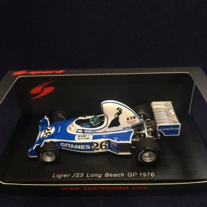 画像: セカンドハンド品●SPARK 1/43 LIGIER JS5 LONG BEACH GP 1976 (J.ラフィ) #26