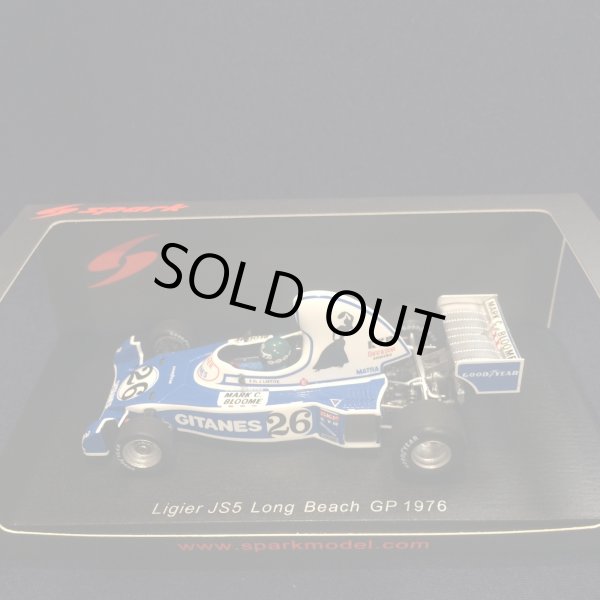 画像1: セカンドハンド品●SPARK 1/43 LIGIER JS5 LONG BEACH GP 1976 (J.ラフィ) #26