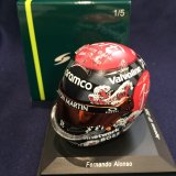 画像: 新品正規入荷品●SPARK1/5 ASTON MARTIN JAPANESE GP 2024 (F.アロンソ）#14 ミニヘルメット