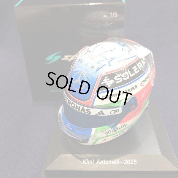 画像1: 新品正規入荷品●SPARK1/5 MERCEDES F1 2025 (K..アントネッリ）#12 ミニヘルメット