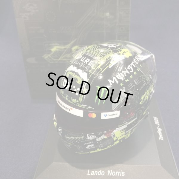 画像1: 新品正規入荷品●SPARK1/5 McLAREN TESTING 2025 (L.ノリス） ミニヘルメット