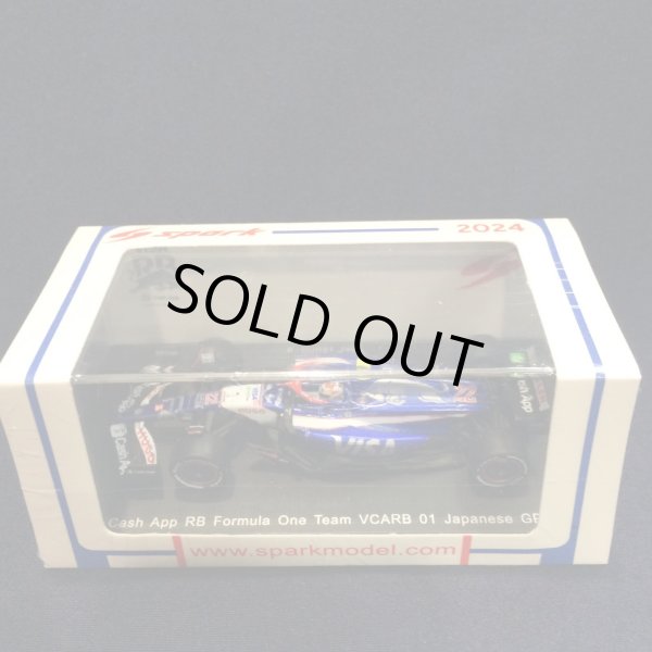 画像1: 新品正規入荷品●SPARK1/64 VISA CASH APP VCARB 01 JAPANESE GP 2024 (角田裕毅）#22
