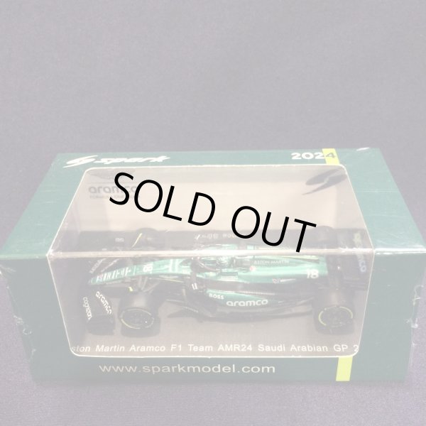 画像1: 新品正規入荷品●SPARK1/64 ASTON MARTIN AMR24 SAUDI ARABIAN GP 2024 (L.ストロール）#18
