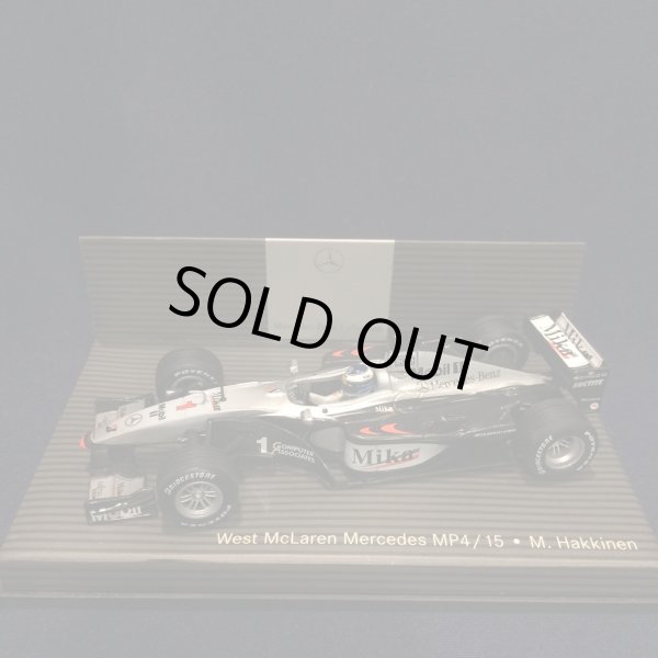 画像1: セカンドハンド品● MERCEDS別注　PMA1/43 McLAREN MERCEDES MP4-15 (M.ハッキネン）