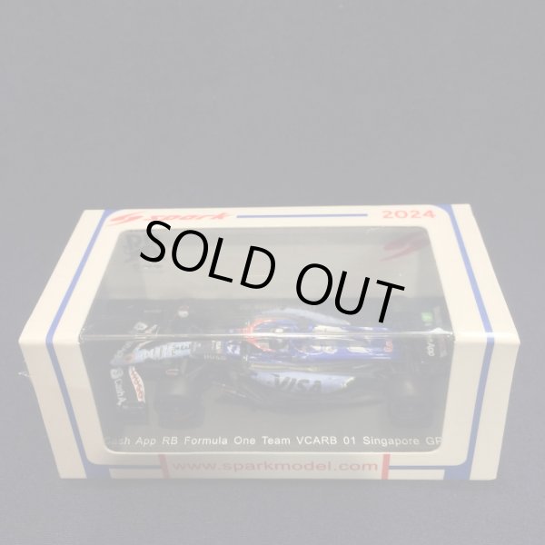 画像1: 新品正規入荷品●SPARK1/64 VISA CASH APP VCARB 01 SINGAPORE GP 2024 (D.リカルド）#3