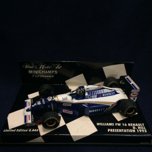 画像: セカンドハンド品●PMA1/43 WILLIAMS RENAULT FW16 PRESENTATION 1995 (D.ヒル）#5