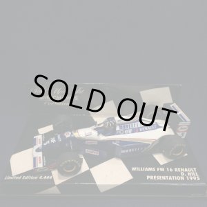 画像: セカンドハンド品●PMA1/43 WILLIAMS RENAULT FW16 PRESENTATION 1995 (D.ヒル）#5
