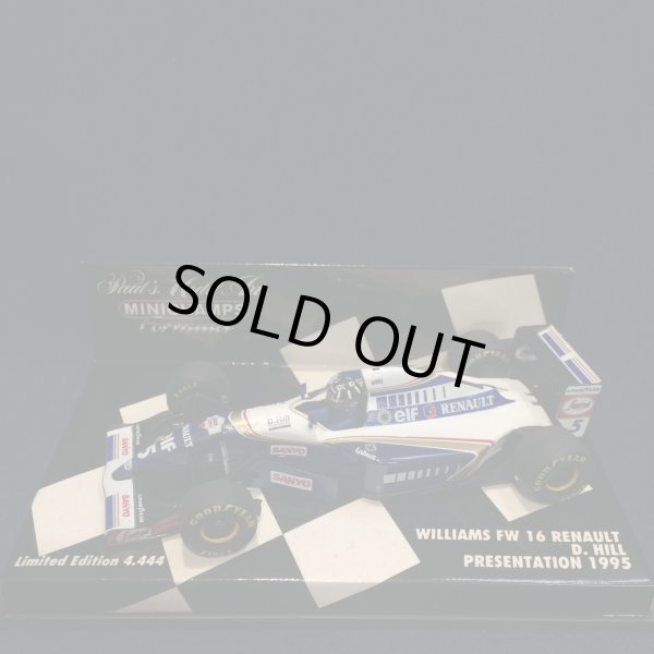 画像1: セカンドハンド品●PMA1/43 WILLIAMS RENAULT FW16 PRESENTATION 1995 (D.ヒル）#5