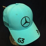 画像: メルセデス AMG ペトロナス F1 チーム ジョージ・ラッセル キャップ ブルー 2025