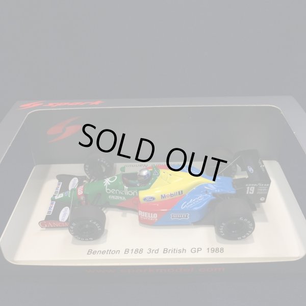 画像1: セカンドハンド品●SPARK 1/43 BENETTON B188 3rd BRITISH GP 1988 (A.ナニーニ）#19