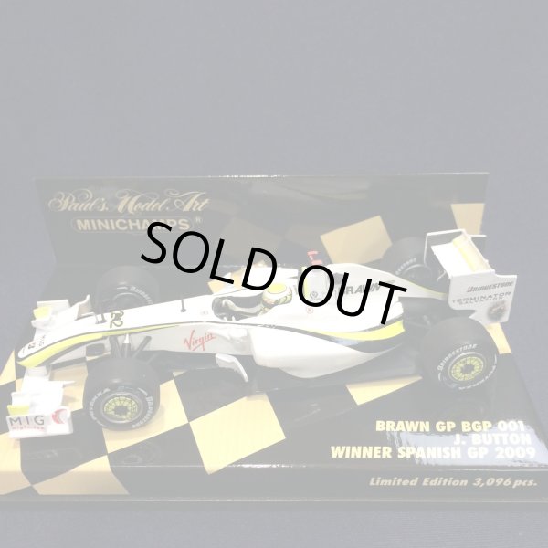 画像1: セカンドハンド品●特価品：台紙ヤケ有●PMA1/43 BRAWN GP BGP001 WINNER SPANISH GP (J.バトン）#22