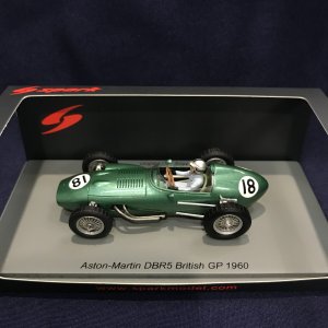 画像: 新品正規入荷品●SPARK 1/43 ASTON-MARTIN DBR5 BRITISH GP 1960 (R.SALVADON) #18