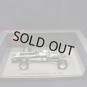 画像: 新品正規入荷品●SPARK 1/43 COOPER T86 SOUTH AFRICAN GP 1968 (L.SCARFIOTTI) #15