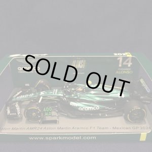 画像: 新品正規入荷品●SPARK 1/43 ASTON MARTIN AMR24 MEXICAN GP 2024 （F.アロンソ）#14