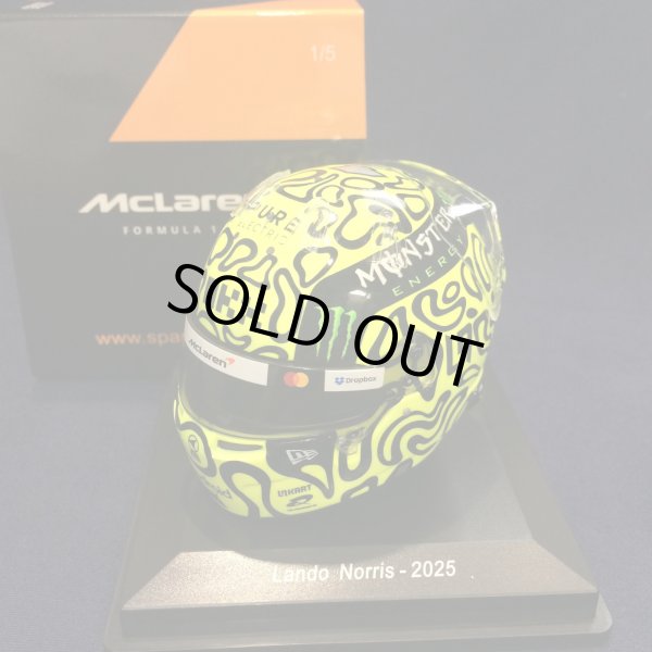 画像1: 新品正規入荷品●SPARK1/5 McLAREN F1 2025 (L.ノリス）ミニヘルメット
