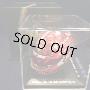 画像: 新品正規入荷品●LOOKSMART 1/5 FERRARI F1 SINGAPORE GP 2024 (C.ルクレール）ミニヘルメット