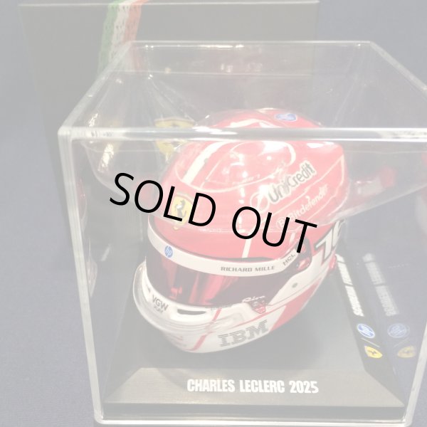 画像1: 新品正規入荷品●LOOKSMART 1/5 FERRARI F1 2025 (C.ルクレール）ミニヘルメット