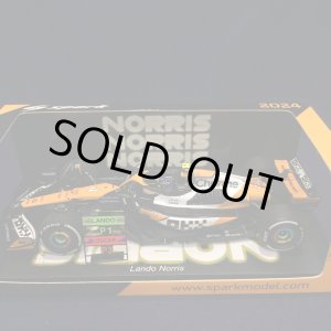 画像: 新品正規入荷品●SPARK 1/43 McLAREN MCL38 WINNER SINGAPORE GP 2024 (L.ノリス）#4