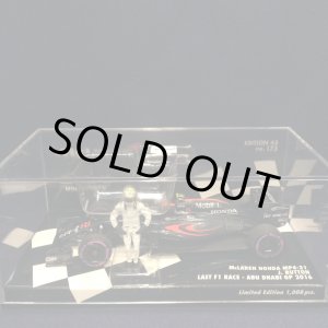 画像:  セカンドハンド品●PMA1/43 McLAREN HONDA MP4-31 LAST RACE ABU DHABI GP 2016 (J.バトン） #22