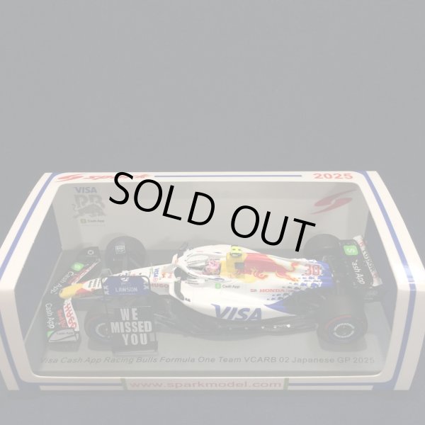 画像1: 新品正規入荷品●SPARK 1/43 VISA CASH APP RACING BULLS F1 VCARB 02 JAPANESE GP 2025 (L.ローソン）#30
