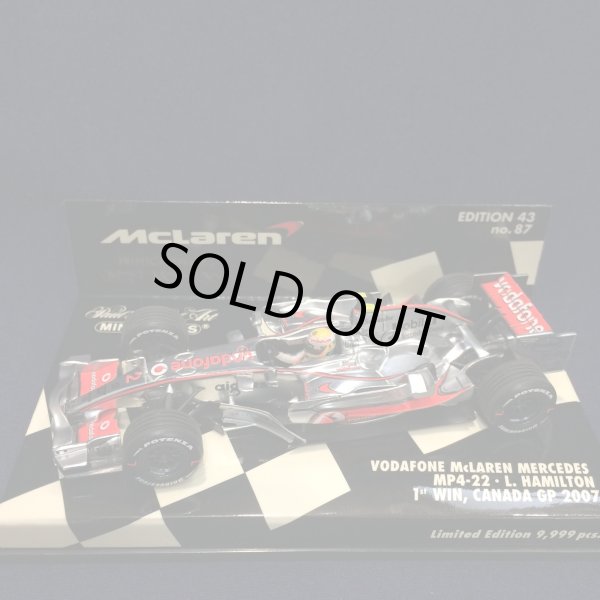 画像1: セカンドハンド品●PMA1/43 VODAFONE McLAREN MERCEDES MP4-22 1st WIN CANADA GP 2007 (L.ハミルトン）2007 #2
