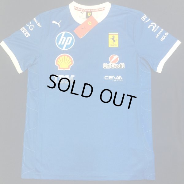 画像1: PUMA スクーデリア フェラーリ SF チーム モンツァ 2025 Tシャツ ブルー （XLサイズ）