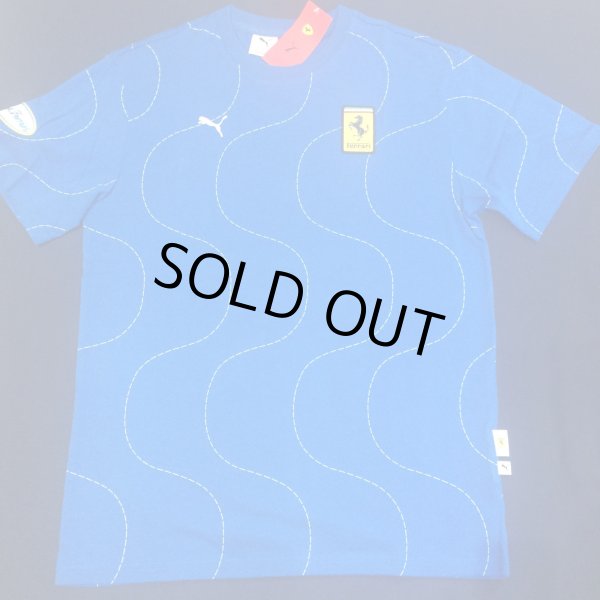 画像1: PUMA スクーデリア フェラーリ SF モンツァ 2025 Tシャツ ブルー（XLサイズ）