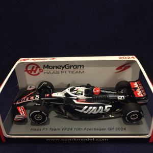 画像: 新品正規入荷品●SPARK 1/43 HAAS F1 TEAM VF24 10th AZERBAIJAN GP 2024 (O.ベアマン）#50