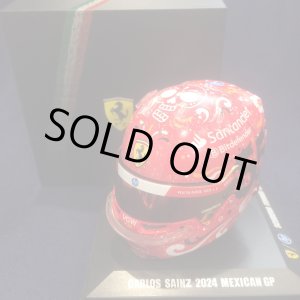 画像: 新品正規入荷品●LOOKSMART 1/5 FERRARI F1 MEXICAN GP 2024 (C.サインツ)ミニヘルメット