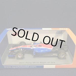 画像: セカンドハンド品●SPARK 1/43 MANOR RACING MRT05 BELGIAN GP 2016 (E.オコン）#31