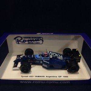 画像: セカンドハンド品●ROMU別注●SPARK 1/43 TYRRELL YAMAHA 023 ARGENTINA GP 1995 （片山右京）#3